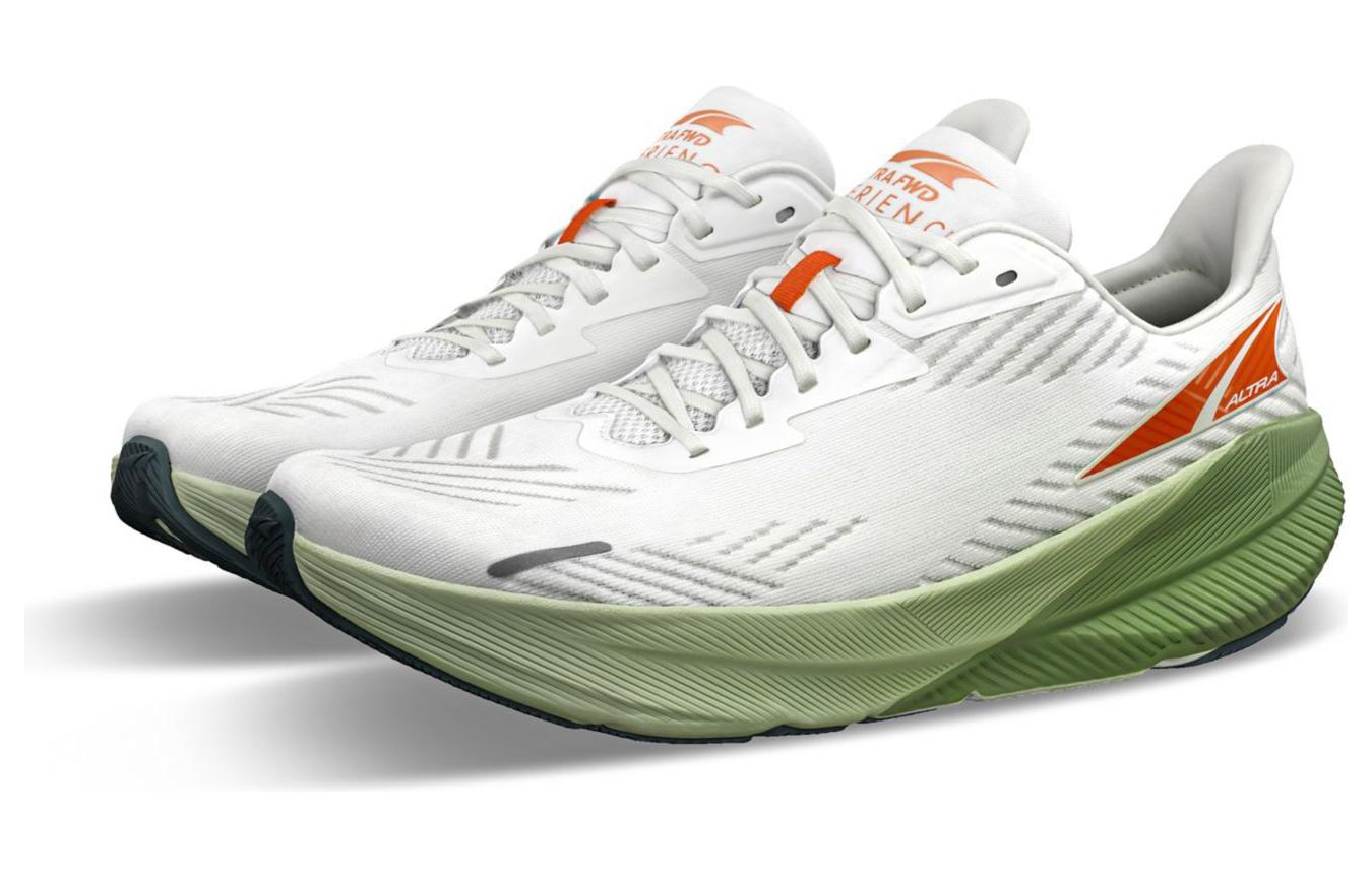 Altra Cushioning Slip Resistant Abrasion Resistant Low top Running Shoes Men’s White Green