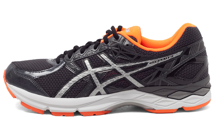 Asics Gel Exalt 3 Low top Running Shoes Men's Black Silver Orange