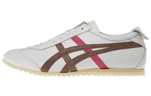 Onitsuka Tiger Ud Prestige Abrasion Resistant Low top Running Shoes Women's White Brown Pink