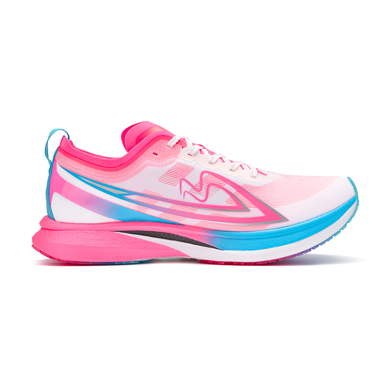 YINSUMAO Full Length Carbon Plate Sprint Running Shoes Unisex Unicorn Colorway