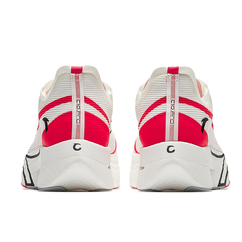 Anta C10 Pro Slip Resistant Abrasion Resistant Cushioning Low top Casual Running Shoes Women’s White Red Black