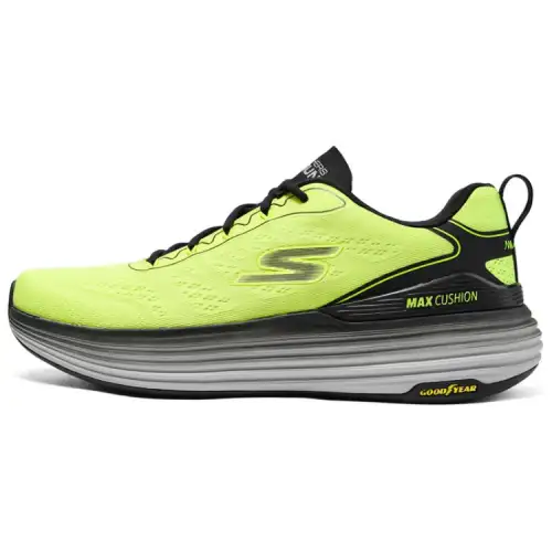 Skechers Abrasion Resistant Low top Casual Running Shoes Men's Yellow Black