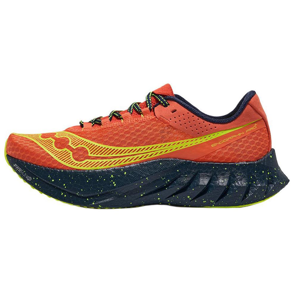 Saucony Endorphin Pro Peng 4 Breathable Coverage Rebound Low top Running Shoes Unisex Orange