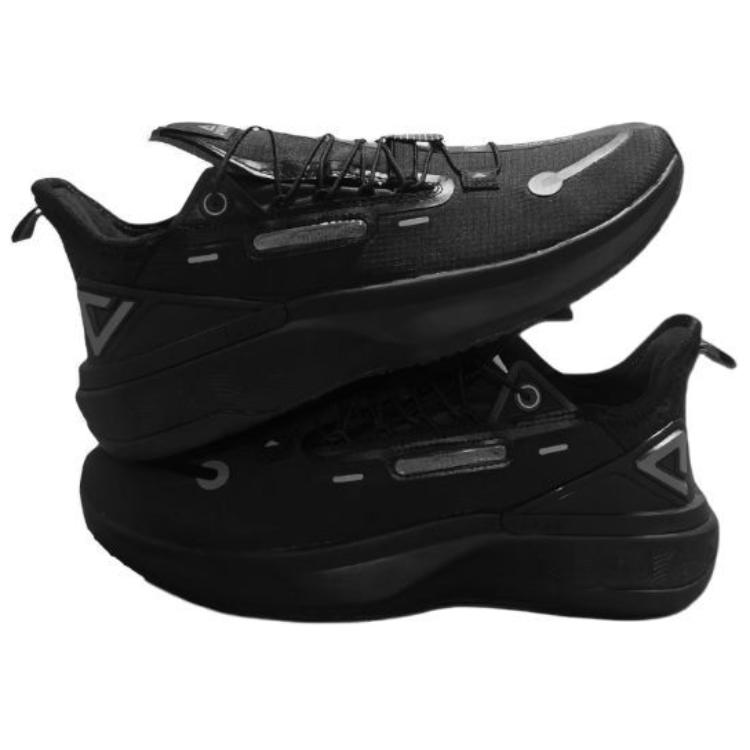 PEAK State Pole 4.0 Cushioning, Wear Resistant Low top Running Shoes Unisex All Black