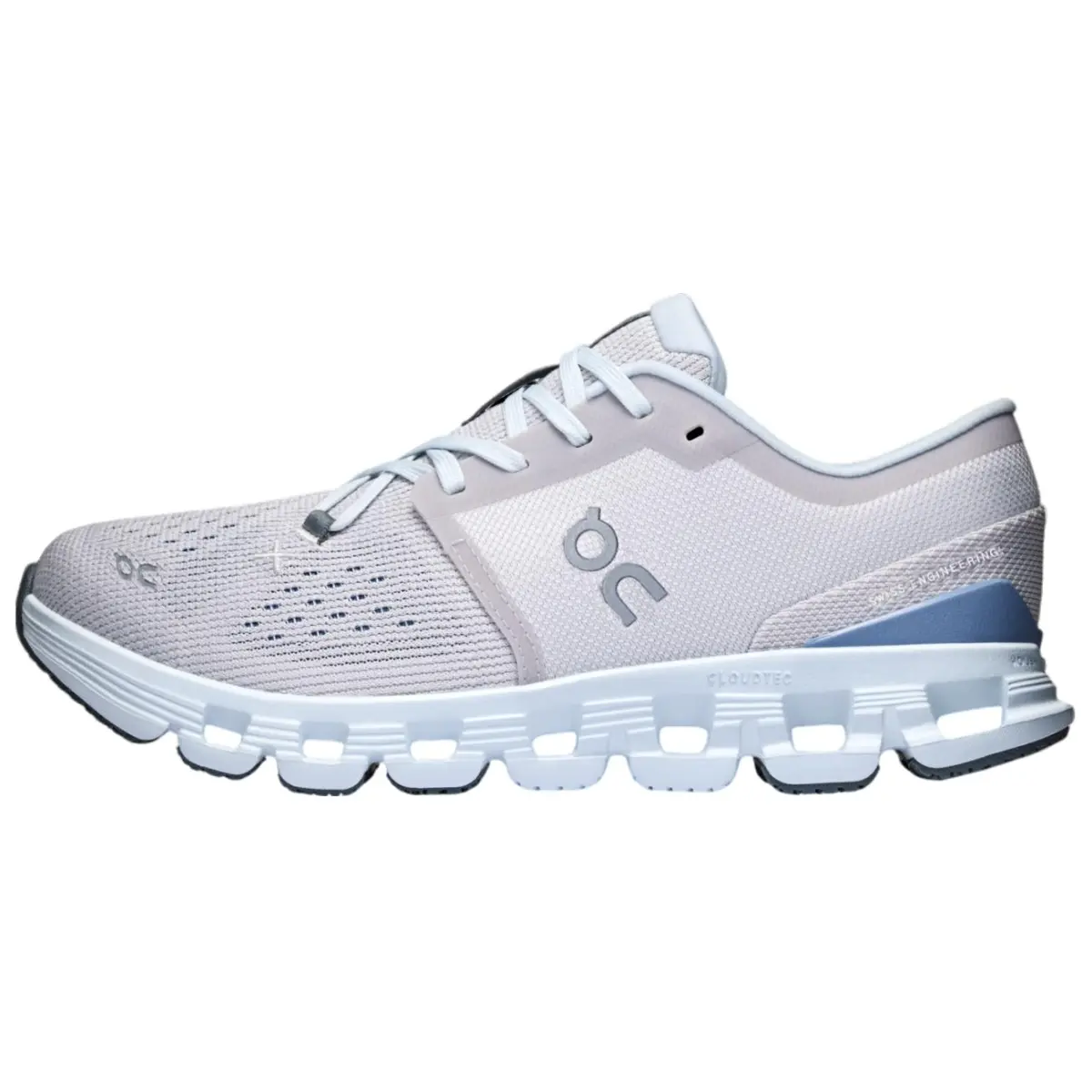 On Cloud X4 Low top Casual Training City Commuting Running Shoes Women's Gray Silver
