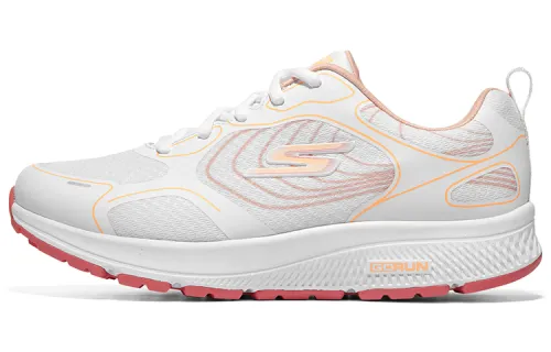 Skechers Go Run Consistent Low top Casual Running Shoes Women's White Orange