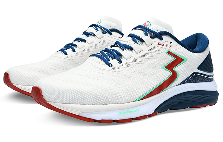 361° Cushioning, Wear Resistant Low top Running Shoes Men’s White Red