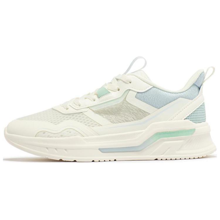 361° Cushioning Slip Resistant Abrasion Resistant Low top Running Shoes Women’s White Blue