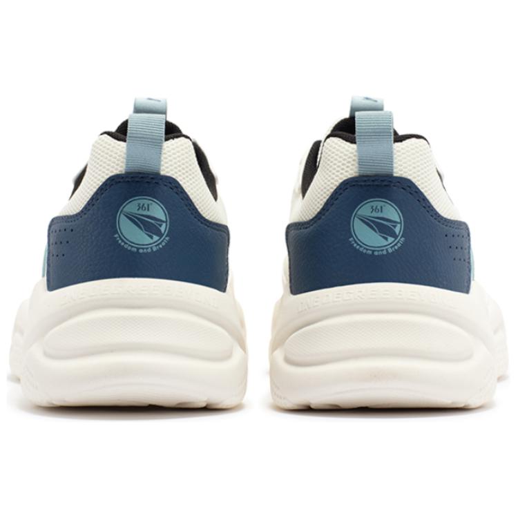 361° Cushioning, Wear Resistant Low top Running Shoes Men’s White Blue