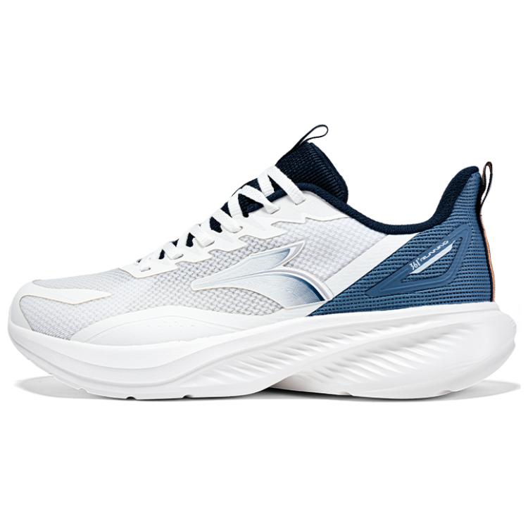 361° Comfortable And Breathable Slip Resistant Abrasion Resistant Low top Casual Running Shoes Men’s White Blue