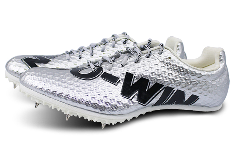 DO WIN Breathable Low top Running Shoes Unisex Silver