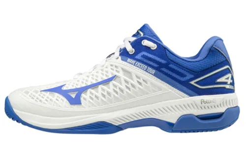 Mizuno Wave Exceed Tour 4 Textile, Synthetic Leather Slip Resistant, Abrasion Resistant, Breathable Coverage Low top