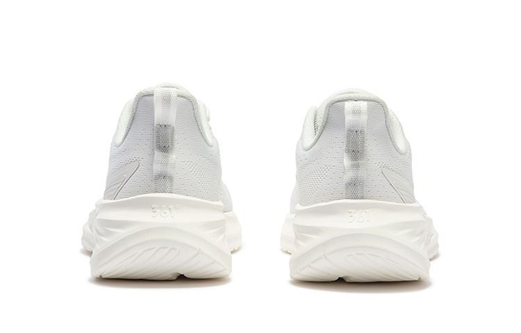 361° Blade Edge Cushioning Slip Resistant Abrasion Resistant Low top Running Shoes Women’s Gray White