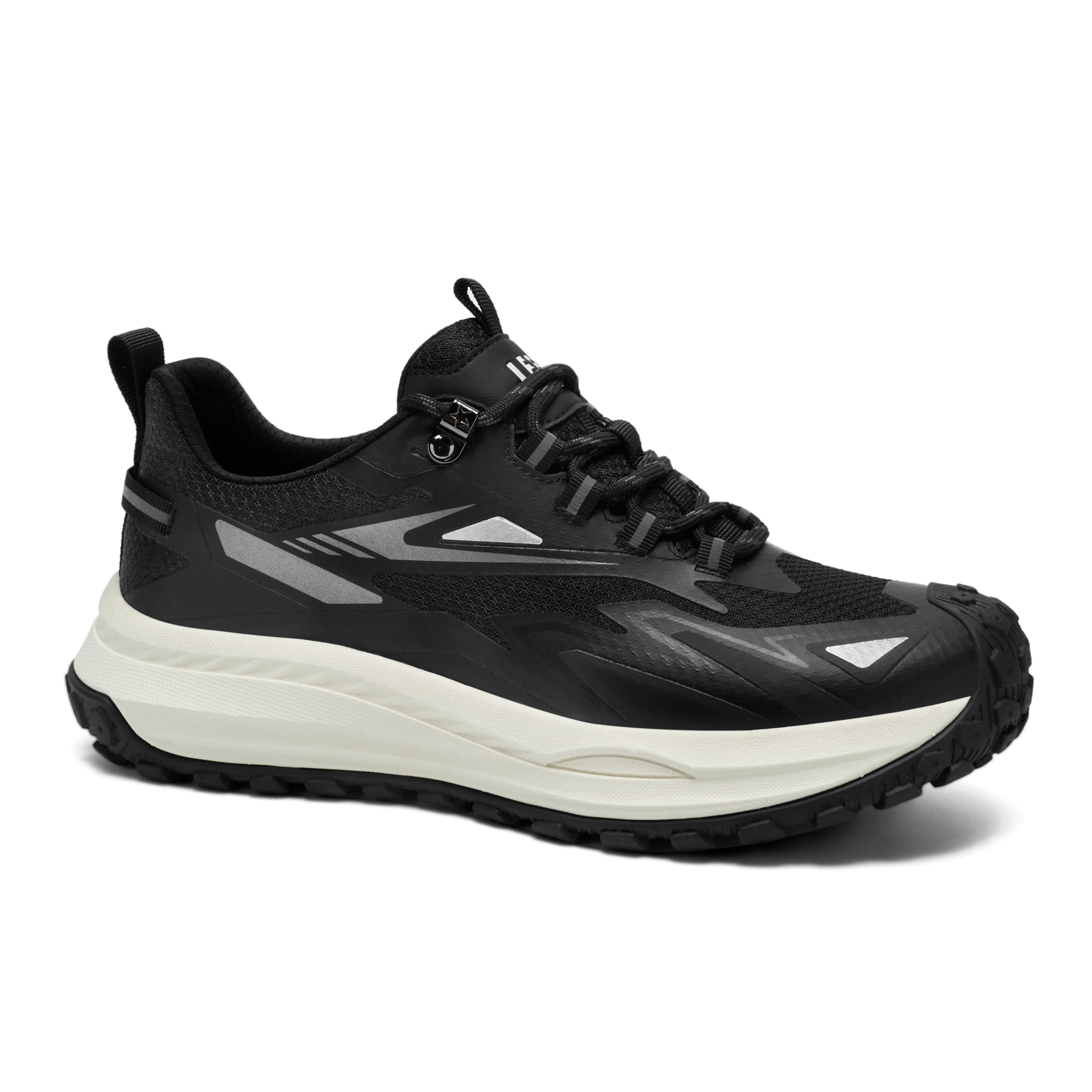 JEEP SPIRIT Mesh Low top Running Shoes Men’s Graphite Black