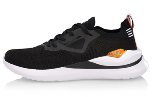 Li Ning ChengFeng Running Shoes Unisex Low Top Black