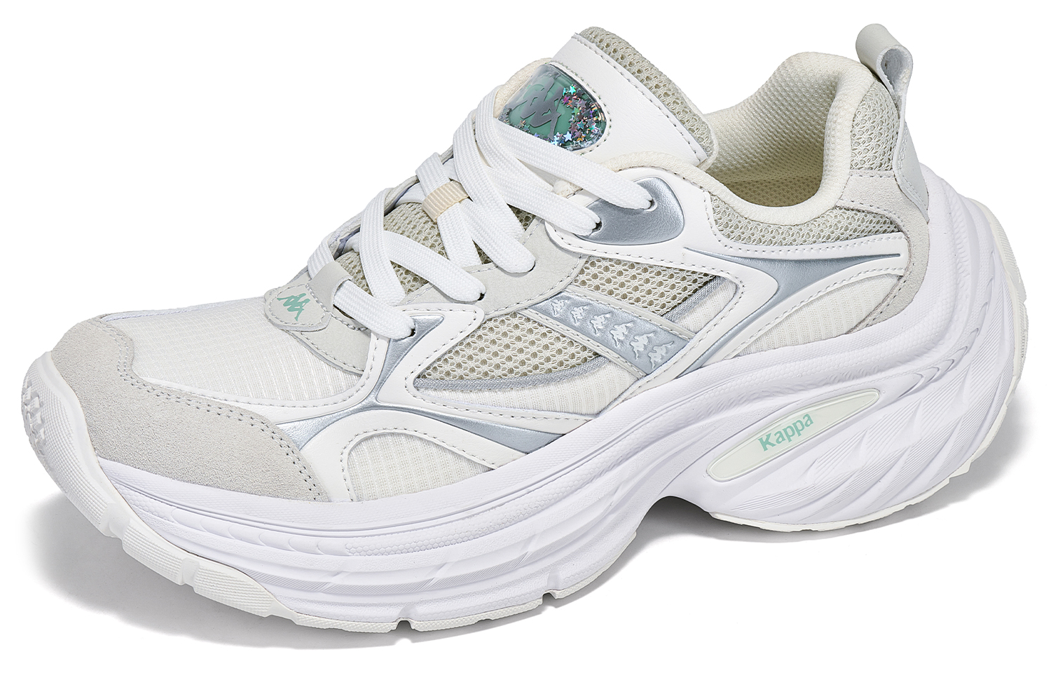 Kappa Slip Resistant Abrasion Resistant Slip Resistant Abrasion Resistant Low top Running Shoes Women’s Classic White