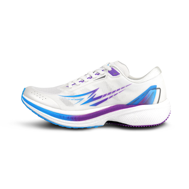 ZINGIS Cushioning Slip Resistant Abrasion Resistant Rebound Low top Running Shoes Unisex Purple Sunset