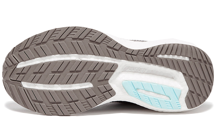 Женские кроссовки Saucony Triumph 18 (черно-белые) — фото 5