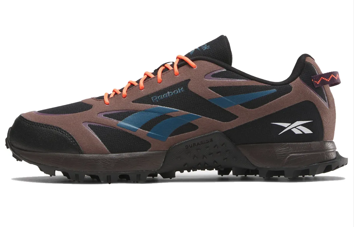 Reebok Abrasion Resistant Low top Running Shoes Unisex Black Orange