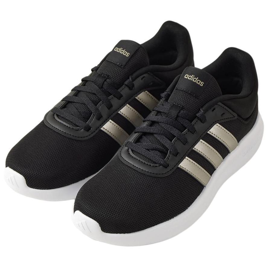 Adidas LITE RACER 4.0 Slip Resistant Abrasion Resistant Low top Casual Running Shoes Women’s Black White
