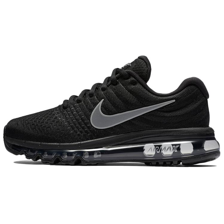 Nike Air Max 2017 Low top Casual Running Shoes Women's Black Gray