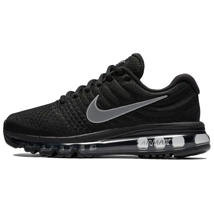 Nike Air Max 2017 Low top Casual Running Shoes Women's Black Gray