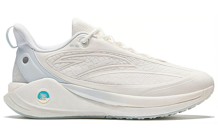 Anta C37 Series C37 Slip Resistant Low top Running Shoes Women’s White Gray