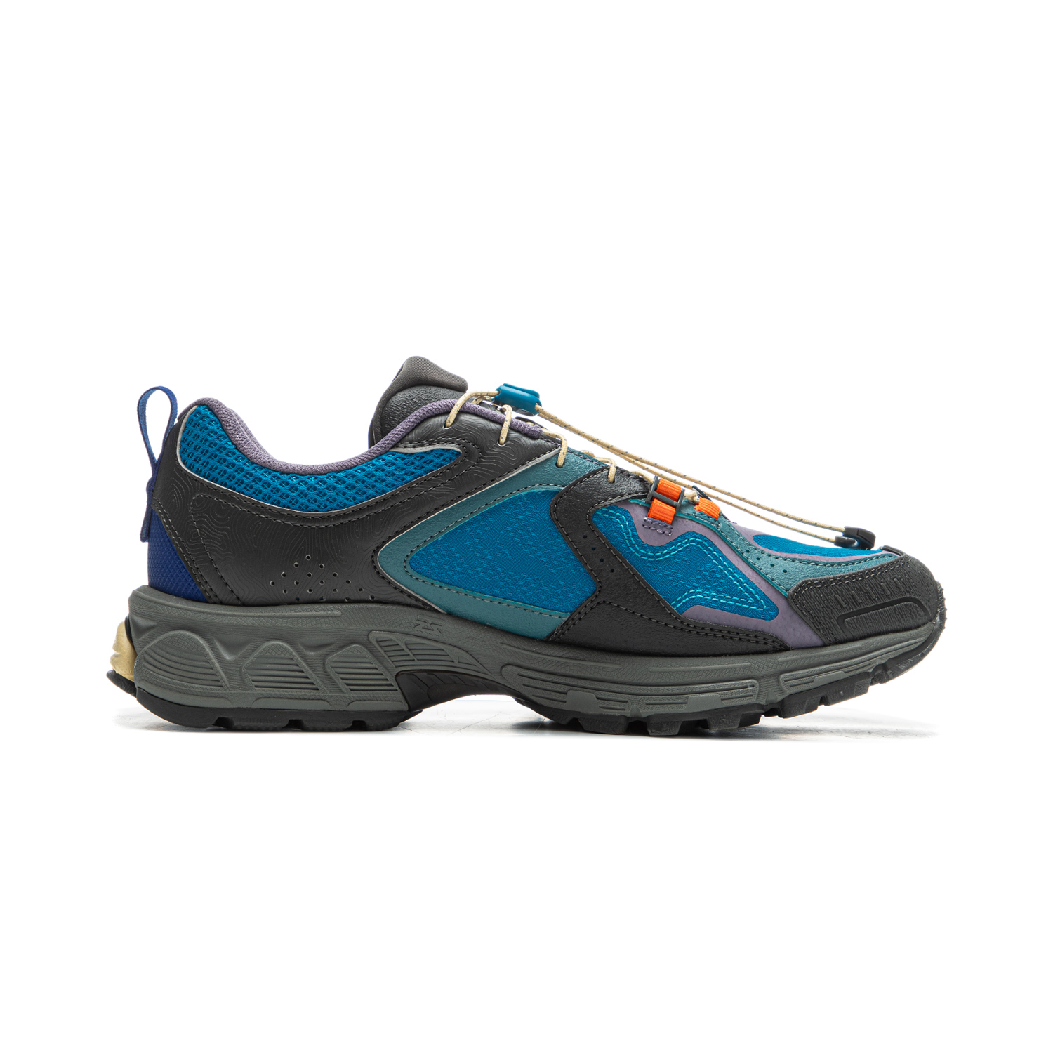 Li Ning Fuyao 2.0 Trail V2 Slip Resistant Abrasion Resistant Low top Running Shoes Men’s Gray Blue