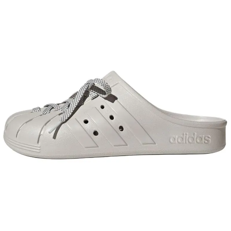 Adidas FOS Composite Sole Slip Resistant Closed Toe Slippers Unisex Gray