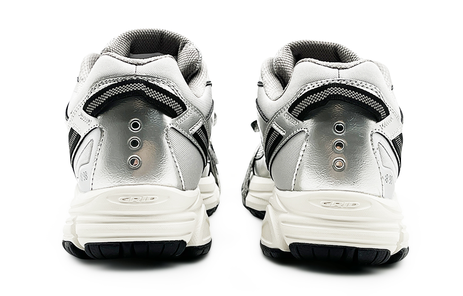 Saucony Cushioning Slip Resistant Abrasion Resistant Support Low top Running Shoes Unisex Silver Gray