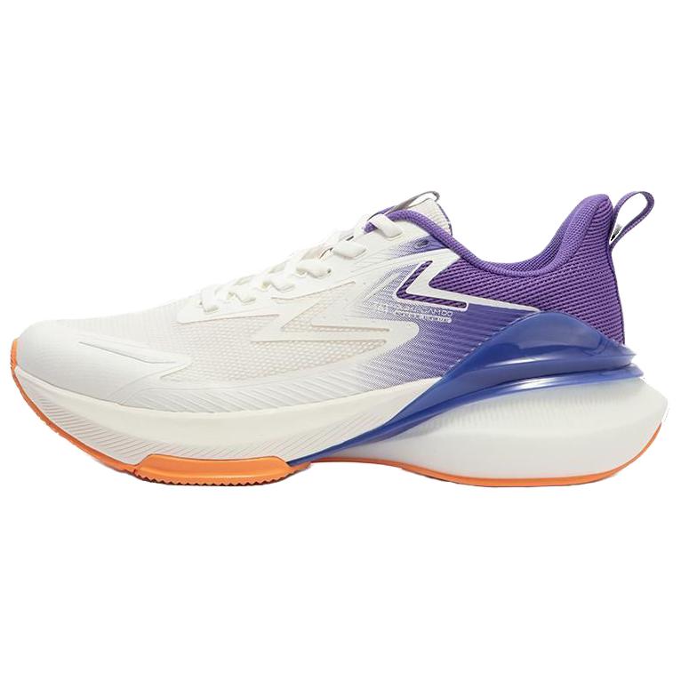 361° Comfortable And Breathable Abrasion Resistant Abrasion Resistant Low top Running Shoes Men’s White Purple