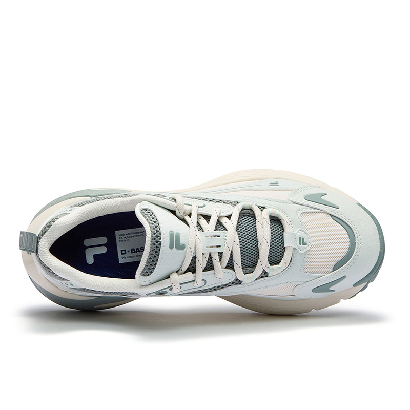 FILA FUSION Cushioning Low top Running Shoes Women’s Milk Green