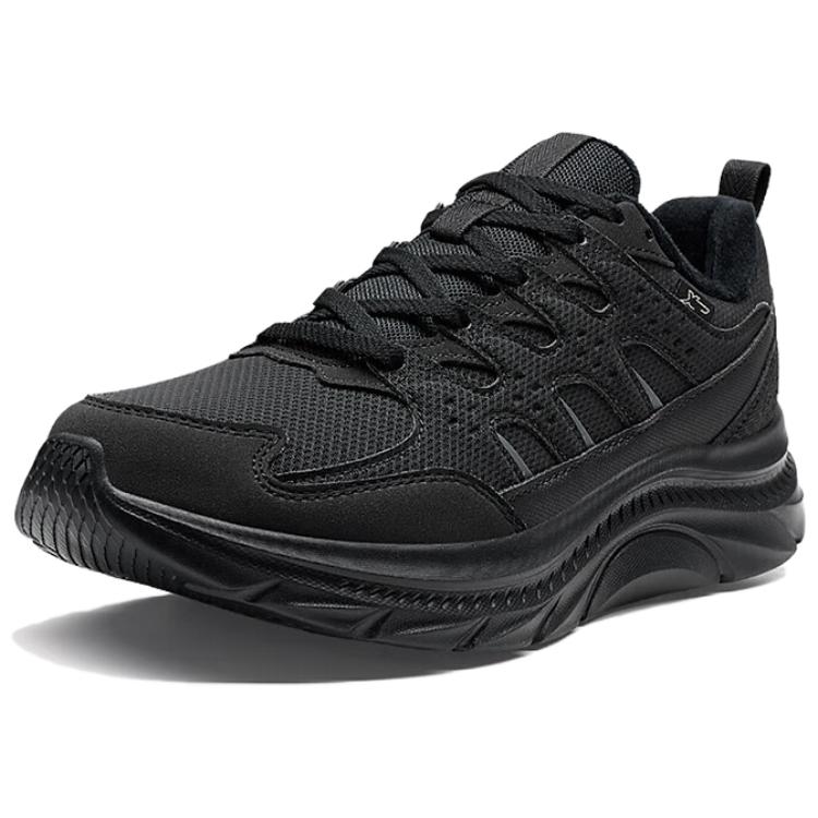 XTEP Abrasion Resistant Slip Resistant Low top Casual Running Shoes Women’s Black