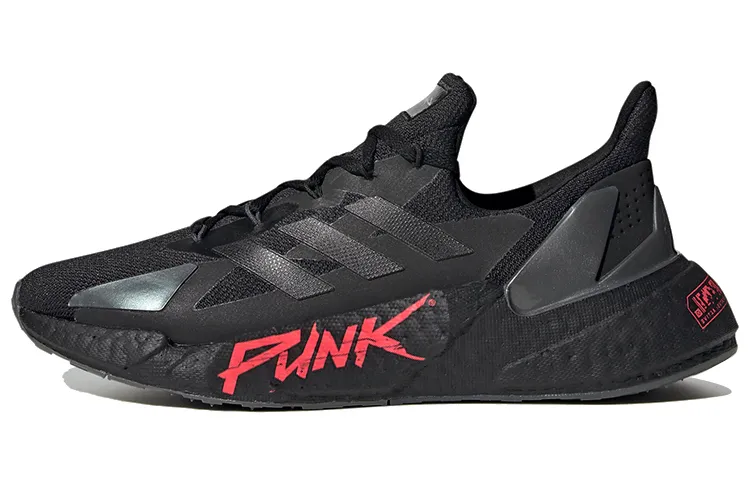 Cyberpunk 2077 x Adidas X9000l4 Fabric Breathable Low top BOOST Casual Running Shoes Unisex Black Red
