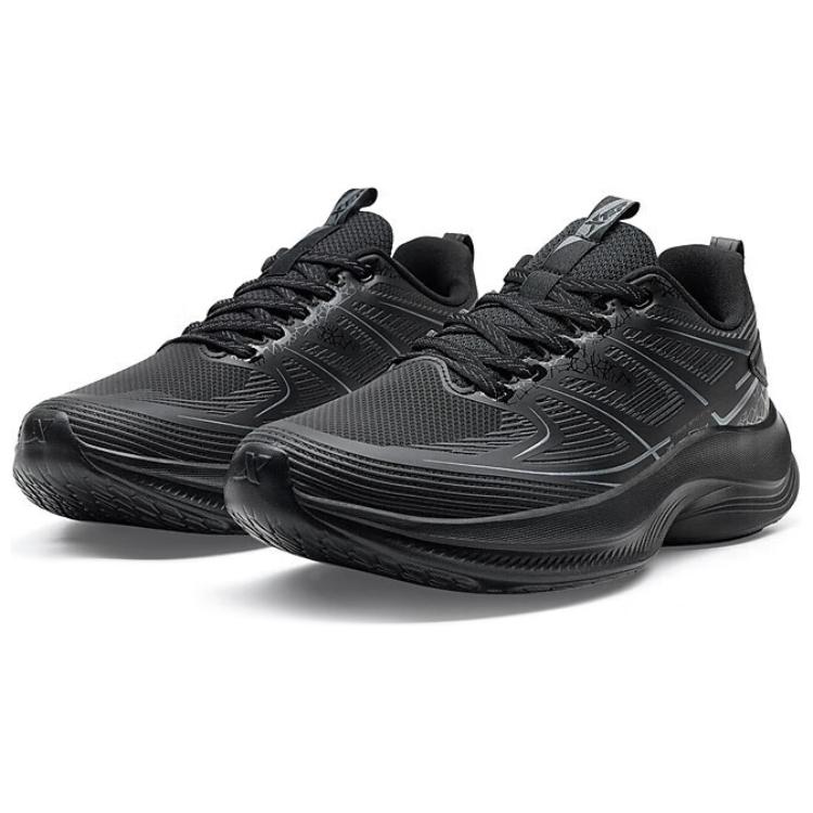XTEP Abrasion Resistant Coverage Low top Casual Running Shoes Women’s Black Gray
