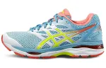 Asics Gel Cumulus 18 Cushioning Breathable Low top Running Shoes Women's Light Blue