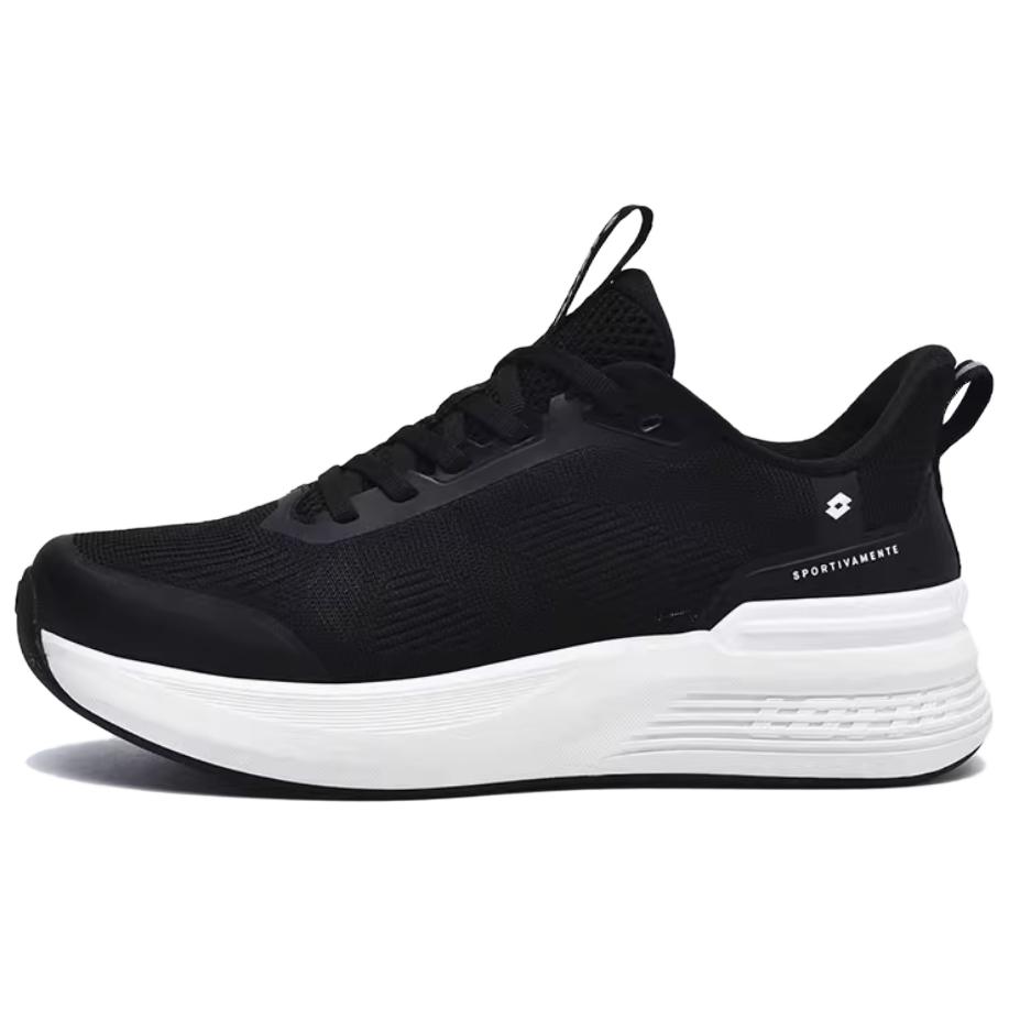 LOTTO Slip Resistant Abrasion Resistant Low top Running Shoes Women’s Black White