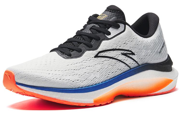 Anta Cushioning Slip Resistant Abrasion Resistant Low top Casual Running Shoes Men’s White Black