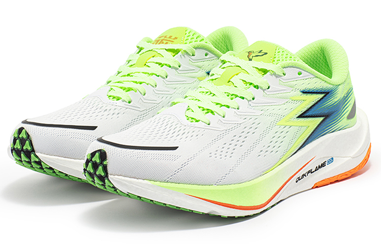 361° 2.5 Speed Pro Low top Long Distance Running Shoes Unisex White Green
