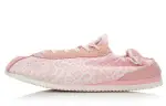 Li Ning Abrasion Resistant Slip Resistant Low top Running Shoes Women's Cherry Blossom Pink