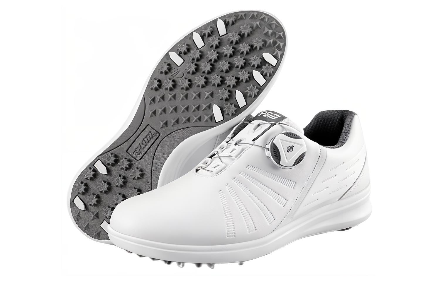 PGM Cushioning Slip Resistant Abrasion Resistant Low top Golf Shoes Women’s White