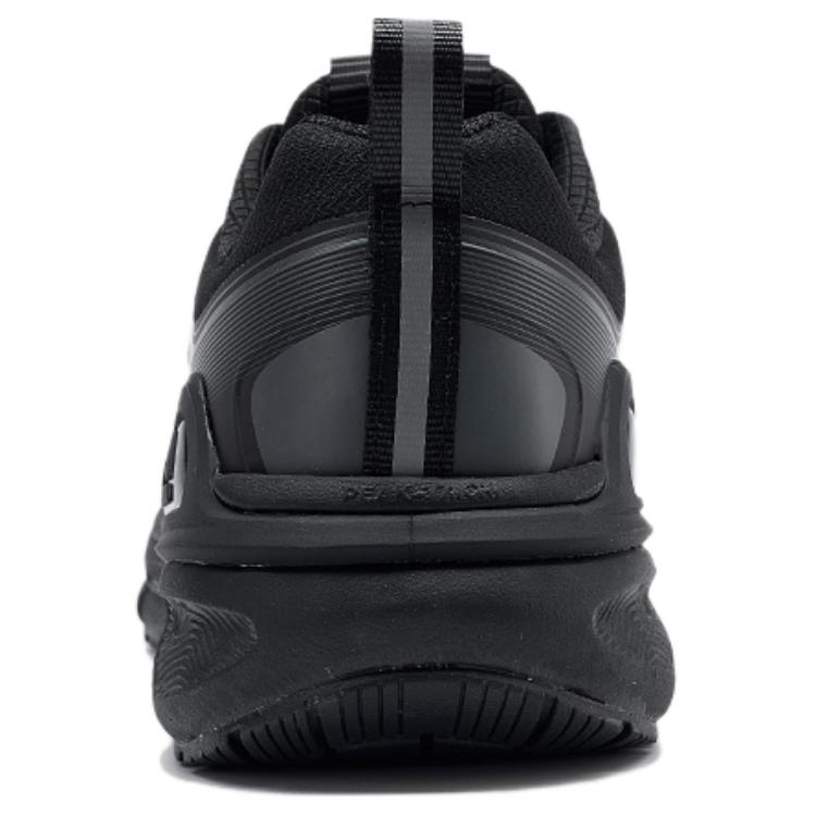 PEAK Cushioning Abrasion Resistant Support Low top Running Shoes Men’s Black Paloma Gray