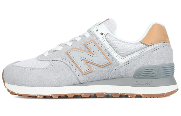 New Balance NB 574 Vintage Abrasion Resistant Running Shoes Unisex Gray