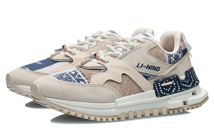 Li Ning 001 Slip Resistant, Abrasion Resistant, Lightweight Low top Running Shoes Women’s Light Taupe