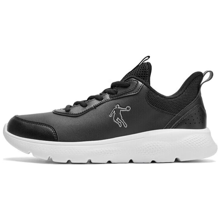 QIAODAN Chui Rain Running Shoes Men’s Low Top Black/Jordan White