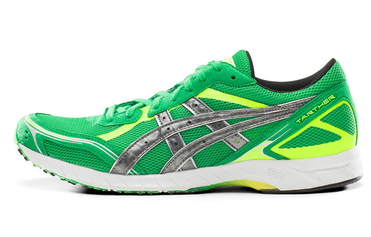 Asics Tartherzeal Comfortable Abrasion Resistant Low top Running Shoes Men's Green Silver