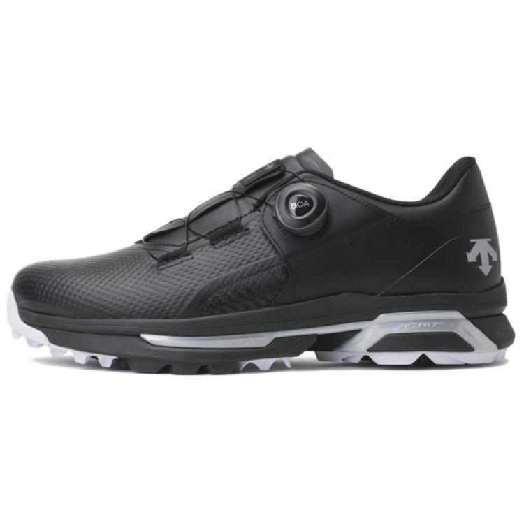 DESCENTE ACMT PRO Slip Resistant Abrasion Resistant Slip Resistant Abrasion Resistant Low top Golf Shoes Unisex Black