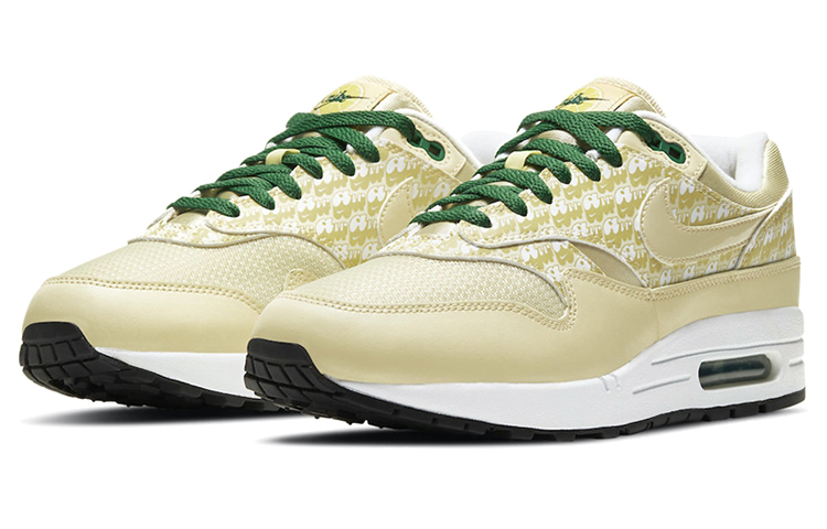 Унисекс кроссовки Nike Air Max 1 (желто-зеленый) — Жёлтый / зелёный — фото 3