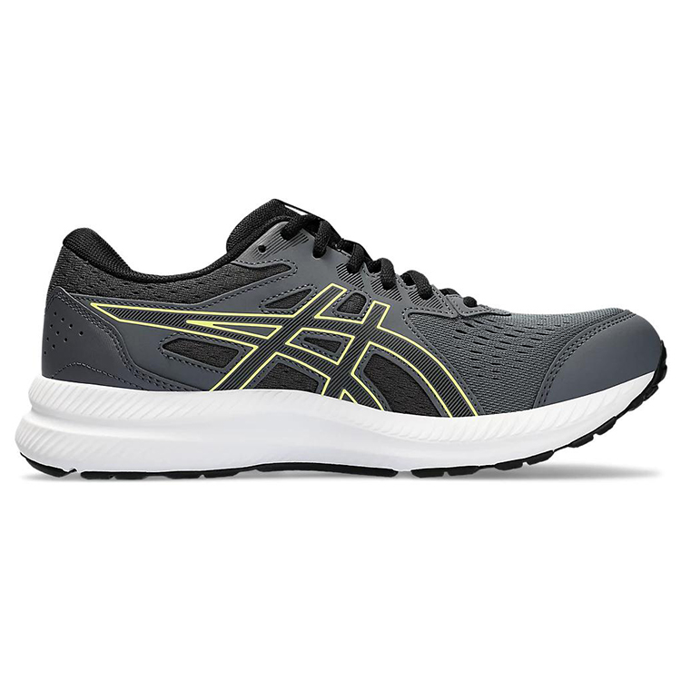 Asics Gel Contend 8 Comfortable Cushioning, Wear Resistant Low top Running Shoes Men’s Black Gray