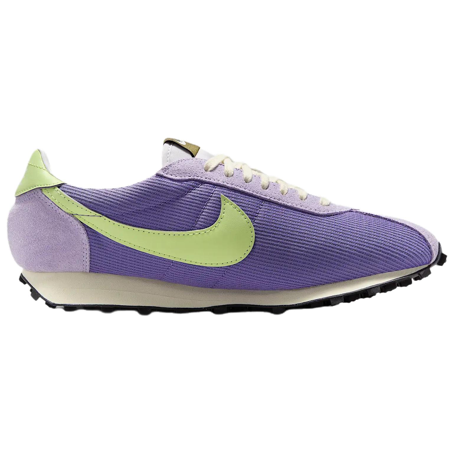 Nike LD 1000 Leather Slip Resistant Support Low top Casual Running Shoes Men’s Purple Green